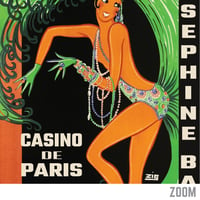 Image 2 of Casino de Paris - Josephine Baker | Zig - 1930 | Vintage Poster | Event Poster