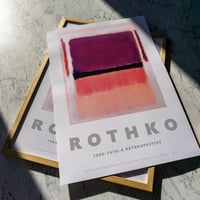 Image 1 of 1903-1970: A Retrospective | Mark Rothko - 1978 | Event Poster | Vintage Poster