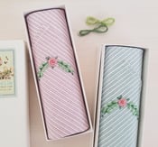 Image of Embroidered Stripes Handkerchiefs