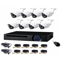 CCTV 8 channel installation (outdoor camera)