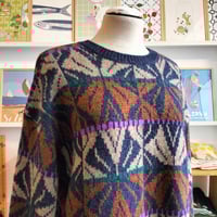 Image of Maxipull Benetton fantasia geometrica 
