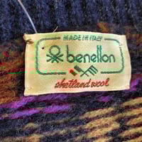 Image of Maxipull Benetton fantasia geometrica 