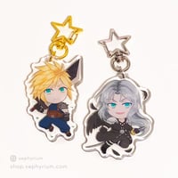 Image 1 of FFVII Acrylic Charm Keychain