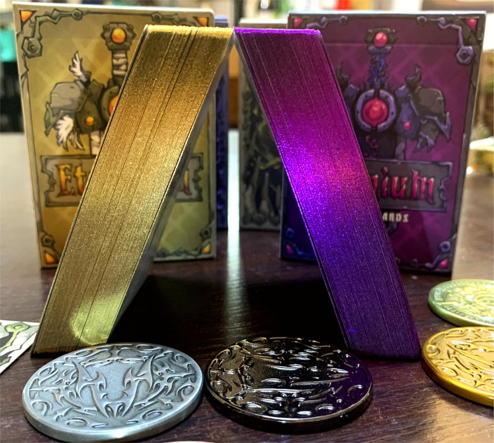 Image of Eternium: Dawn and Dusk Gilded Set (200 decks left)