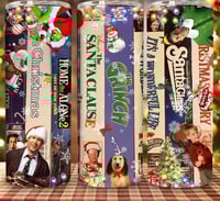 Christmas movies 20oz subliamtion tumbler