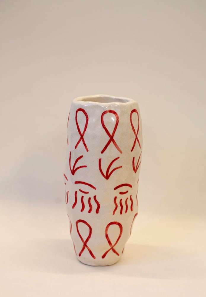 Image of Red Eyes Vase