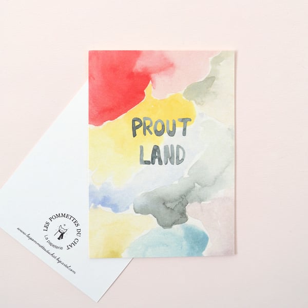 Image of CARTE POSTALE "prout land"