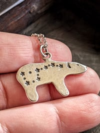 Image 2 of Great Bear recycled silver pendant