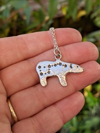 Image 3 of Great Bear recycled silver pendant