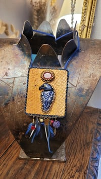 Image 4 of collier grigri CORBEAU 