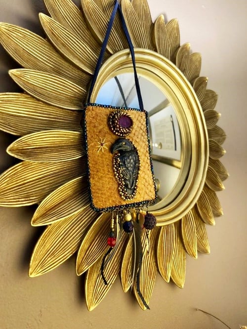 Image of collier grigri CORBEAU