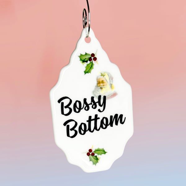 Image of XxxMas Tree Ornaments - Bossy Bottom Santa
