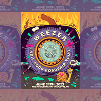 Weezer - Charlotte 2023 - Poster