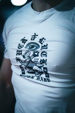 Image of 'Fuck Luck' rashguard.
