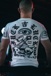 Image 3 of 'Fuck Luck' rashguard.