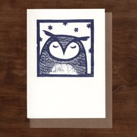 Sleepy Owl Notecards