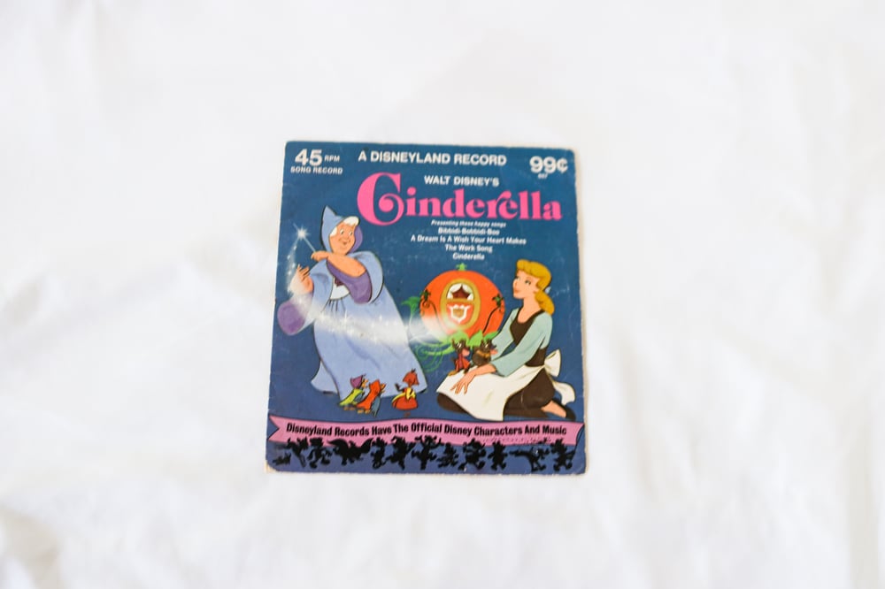 Image of Vintage Walt Disney's Cinderella Songs Record (1975)