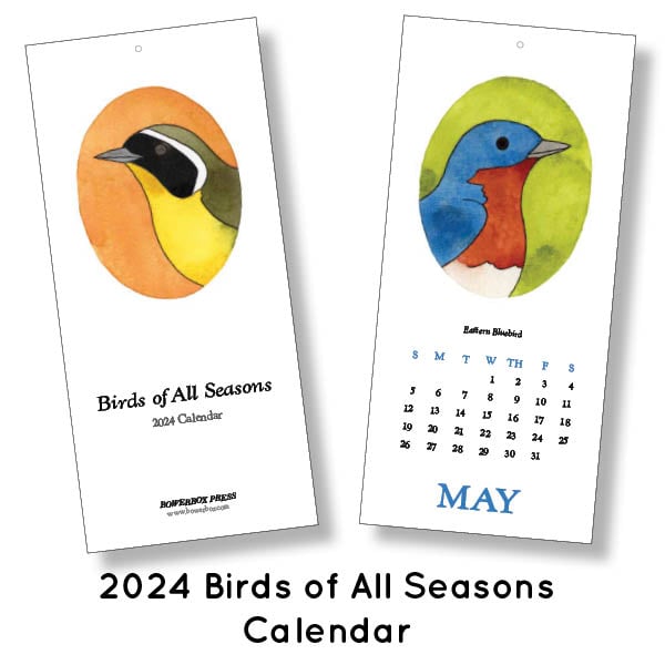 2024 Birds Of All Seasons Calendar Bowerbox Press   2024CalendarPromo 