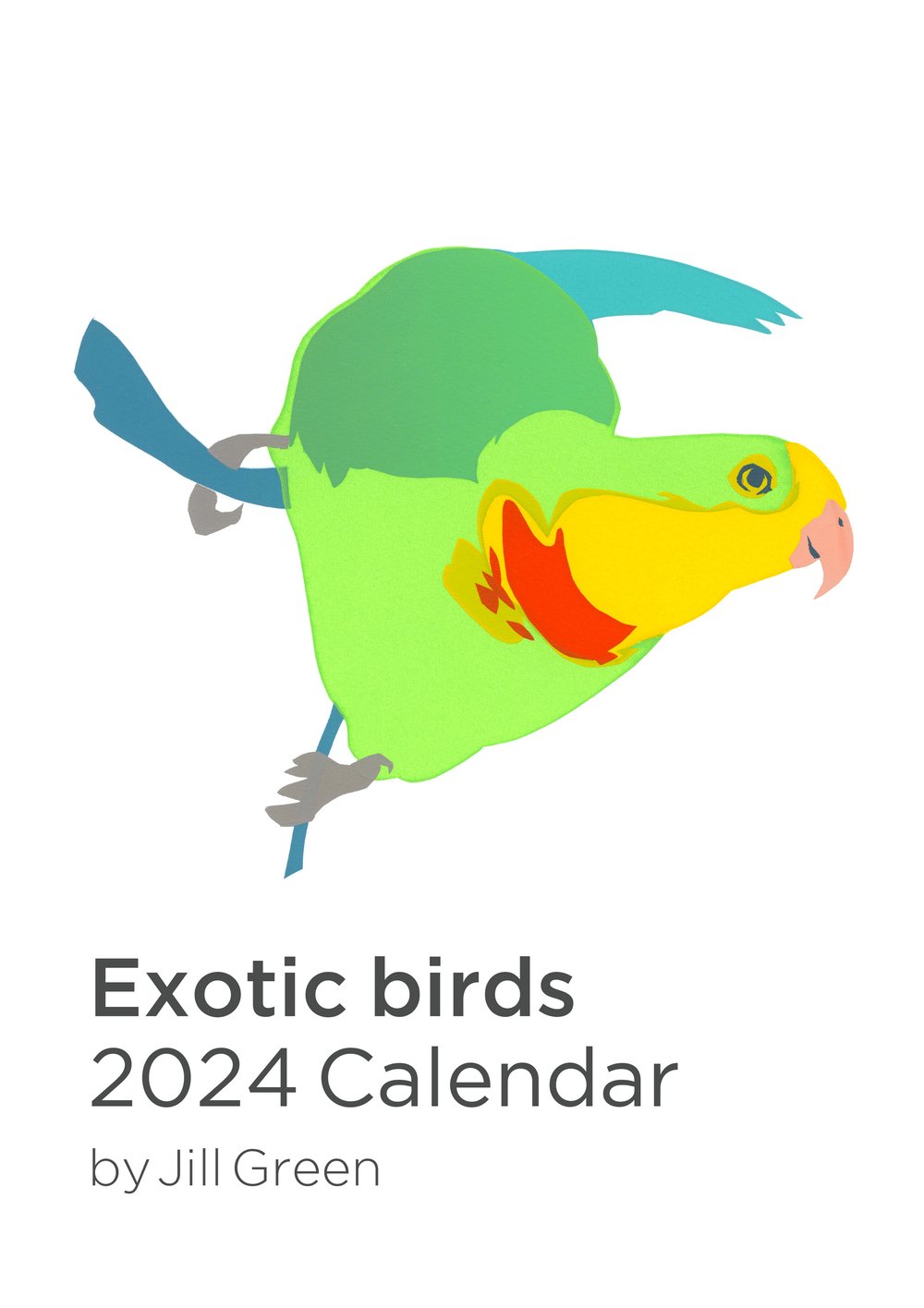 Image of 2024 Exotic Birds Calendar – All new birds!