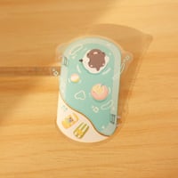 Image 4 of Space, City View, Umbrella, Pool | Scene Series ☆ | Clear Stickers