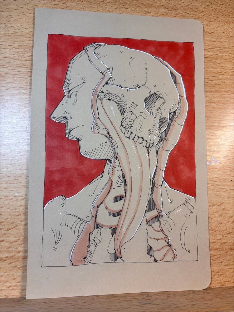 Image of Inner-Self 5.5x8.5 original illustration