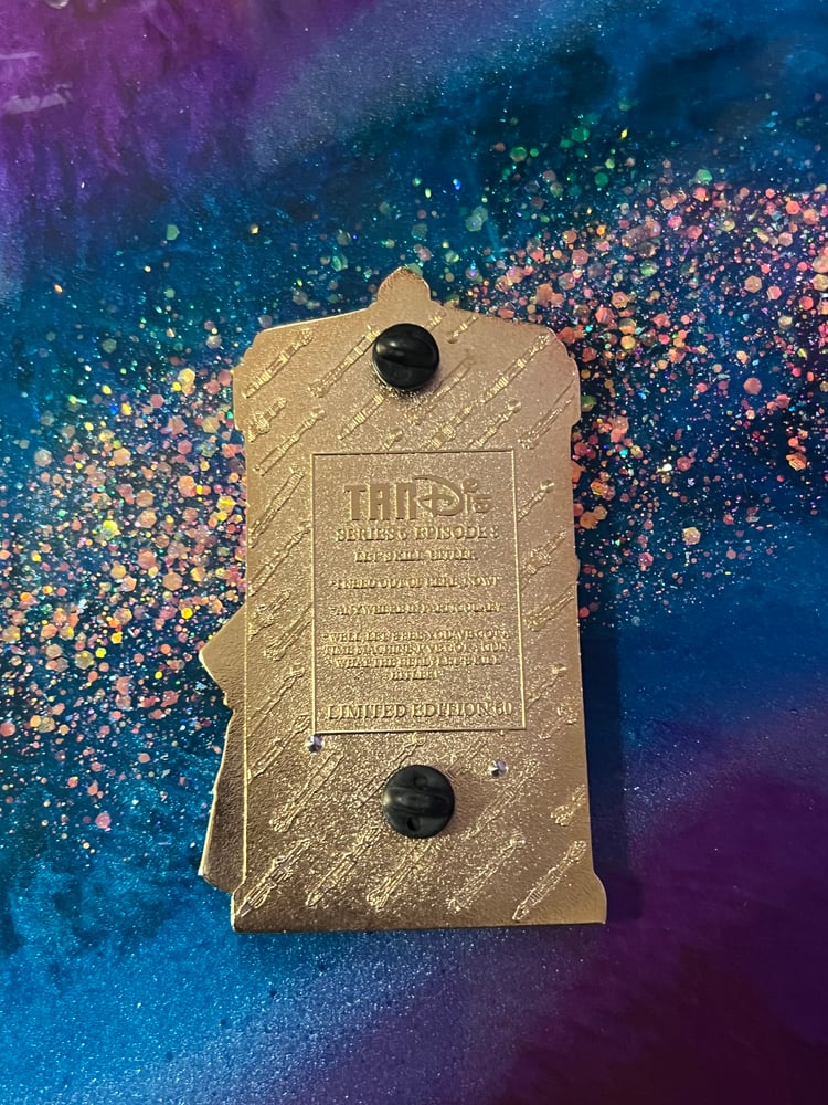 Image of Tardis pins: Let’s Kill Hitler Extras 