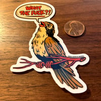 Image 2 of Bird Word Sticker