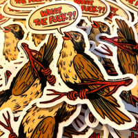Image 1 of Bird Word Sticker