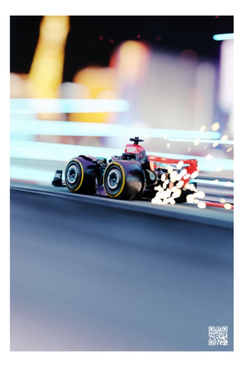 Image of F1 Las Vegas GP Sparks Poster