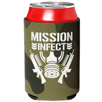 MISSION : INFECT Coozie (New School Camo)
