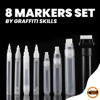 8 Markers Set by Graffiti Skills
