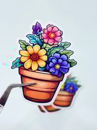 Colourful Flower Sticker