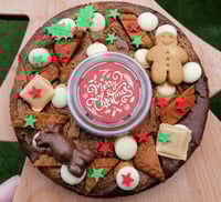 Biscoff & Caramilk Brownie Wreath 