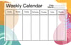 Abstract Art Calendar