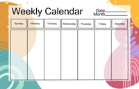 Image 1 of Abstract Art Calendar 