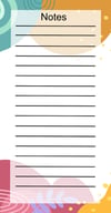 Abstract Art Note Pad