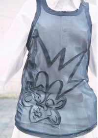 Image 2 of Embroidered Mesh Tank