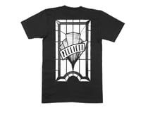 Image 1 of BLACK AND WHITE STAINED GLASS WINDOW T SHIRT