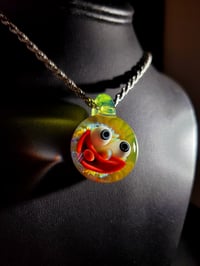 Image 1 of Open minded silly face pendant 🤪