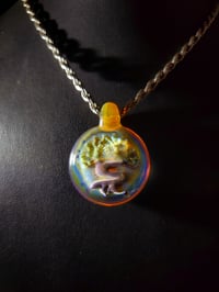 Image 1 of Super colorful bonsai tree pendant. 