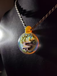 Image 2 of Super colorful bonsai tree pendant. 