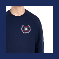 Image 4 of OKCS Pocket "Crest" NuBlend® Fleece Crew Sweater (PRE-ORDER)