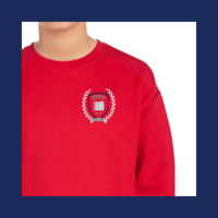 Image 2 of OKCS Pocket "Crest" NuBlend® Fleece Crew Sweater (PRE-ORDER)