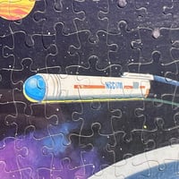 Image 3 of Star Trek, "The Starship USS Enterprise and its Officers". 300-pc Jigsaw, HG Toys, 1974. Import. 