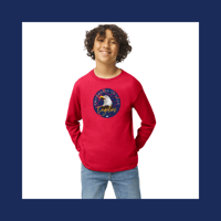 Image 3 of OKCS Bald Eagle 50/50 DRI-POWER® ACTIVE Long-Sleeve T-Shirt (PRE-ORDER)
