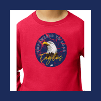 Image 4 of OKCS Bald Eagle 50/50 DRI-POWER® ACTIVE Long-Sleeve T-Shirt (PRE-ORDER)