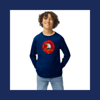 Image 1 of OKCS Bald Eagle 50/50 DRI-POWER® ACTIVE Long-Sleeve T-Shirt (PRE-ORDER)