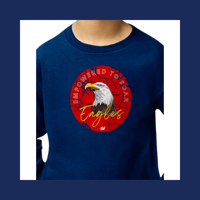 Image 2 of OKCS Bald Eagle 50/50 DRI-POWER® ACTIVE Long-Sleeve T-Shirt (PRE-ORDER)
