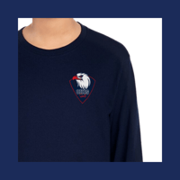 Image 4 of OKCS Sports Eagle 50/50 DRI-POWER® ACTIVE Long-Sleeve T-Shirt (PRE-ORDER)