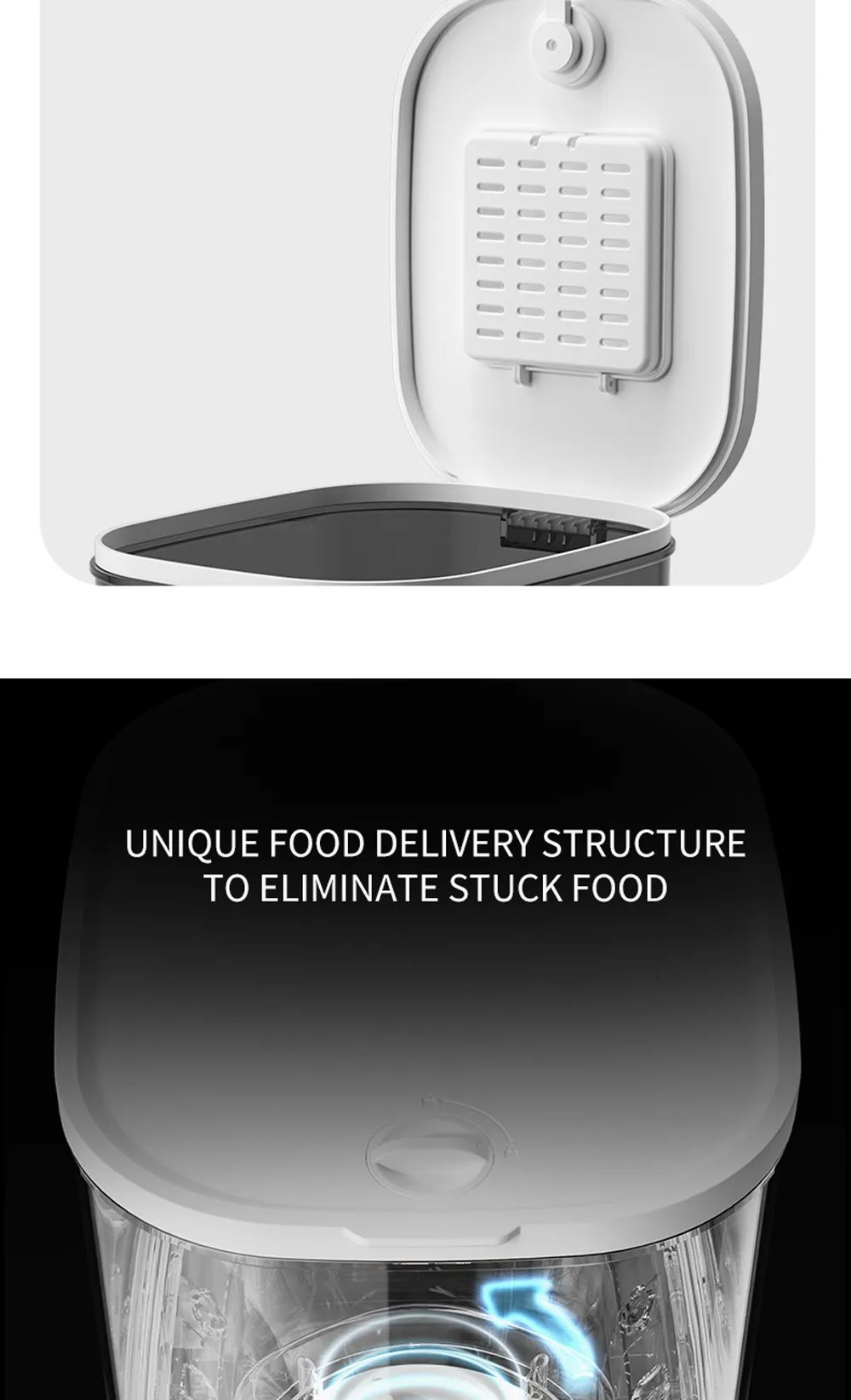 6L Smart WiFi Camera Automatic Pet Feeder Remote Control For Cats